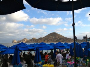 View of the bay from The Office in Cabo San Lucas, Mexico.©Jean Janssen