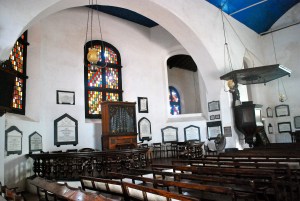 The Dutch Reformed Church built in 1755 at the  Dutch Fort in Galle, Sri Lanka.  The pulpit and organ are original. ©Jean Janssen