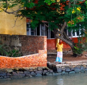 This Indian man near one of the public ferry piers had the reddest beard I have ever seen. ©Jean Janssen