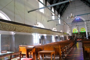 fans in St. Francis Church, Fort Kochi, India. ©Jean Janssen