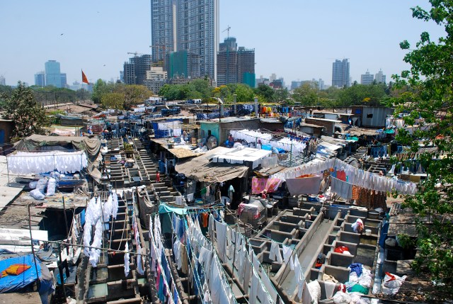 "Doing the wash"  Mumbai, India. ©Jean Janssen 