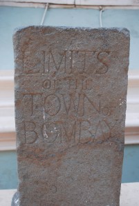 City limits marker now outside the Mumbai City Museum.   ©Jean Janssen