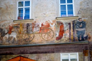 Wall Fresco, Krems, Wachau Valley, Austria ©Jean Janssen