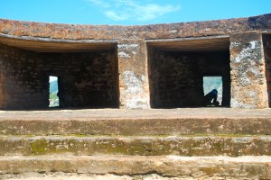Fort Dauphin structure made of mud, eggs, and honey.  Madagascar. ©Jean Janssen