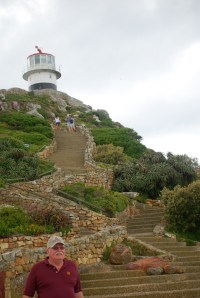Boris at the lighthouse at Cape Point, Cape of Good Hope, South Africa. ©Jean Janssen