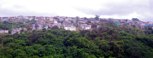 Xhosa settlement outside East London, South Africa.  Nelson Mandela was Xhosa. ©Jean Janssen