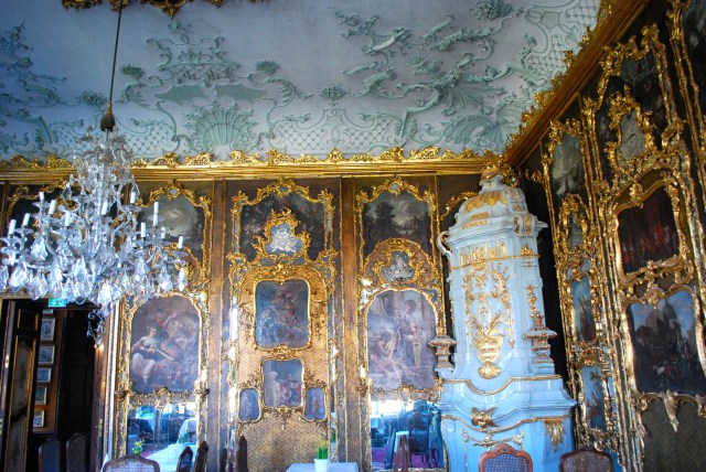 Venetian Room in Schloss Leopoldskron, inspiration for the ballroom in the Sound of Music. ©Jean Janssen
