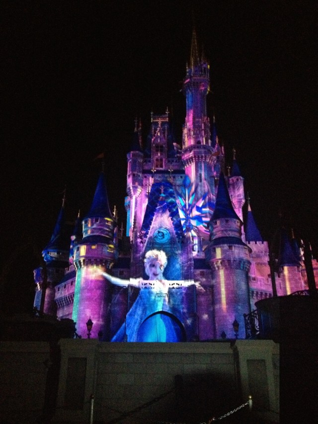 The current Celebrate the Magic show features Elsa from Frozen. Wanting to meet her "in person" was a little tougher. I overheard some parents saying the waits were up to 5 hours long. ©Jean Janssen