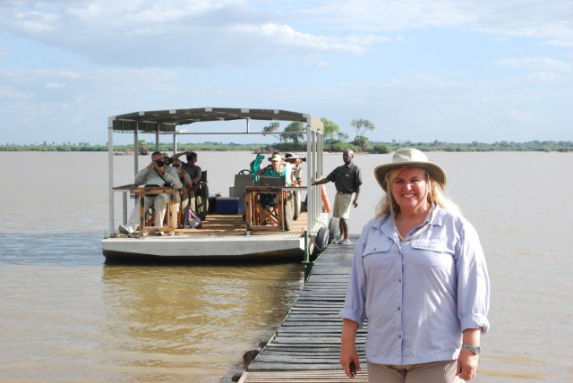 Our new camp is waterside and offers a unique opportunity to see the animals by pontoon.  