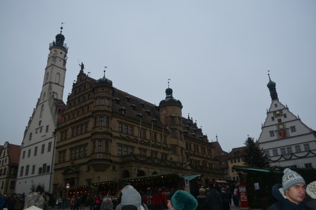 Marktplatz, Rothenburg, Germany featuring the City Councillors' Tavern and Gothic and New Town Hall. ©Jean Janssen