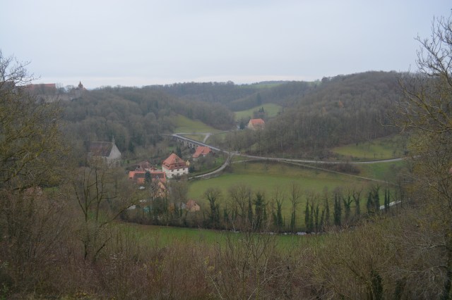 View from a city wall near the Franciscan Church, Rothenburg, Germany ©Jean Janssen