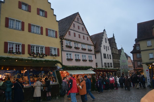 Christmas Market on Marktplatz, Rothenburg, Germany ©Jean Janssen