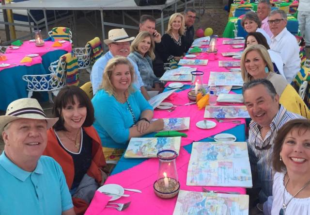 Just arriving for Fiesta night at The Office. Cabo San Lucas