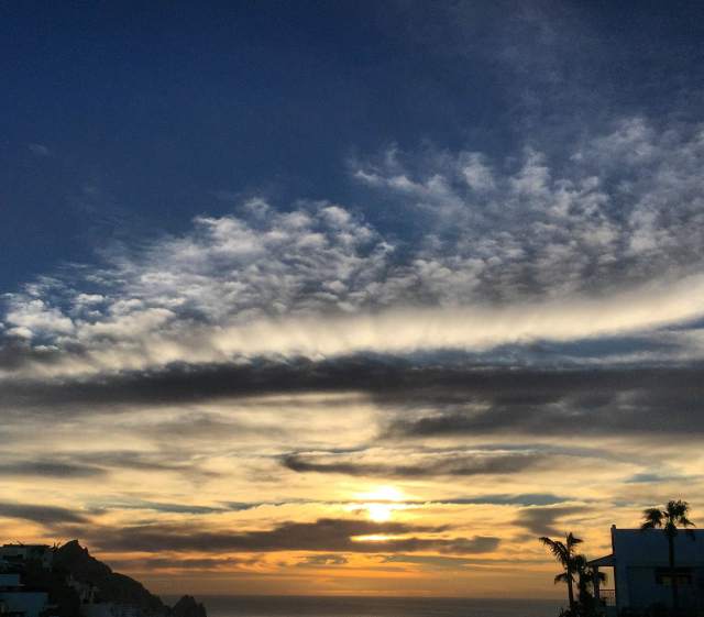 Sunrise in Cabo San Lucas.--Photo by Bob Kochman