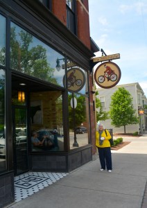 Mom at the Winchester on Wealthy in Grand Rapids, Michigan. ©Jean Janssen