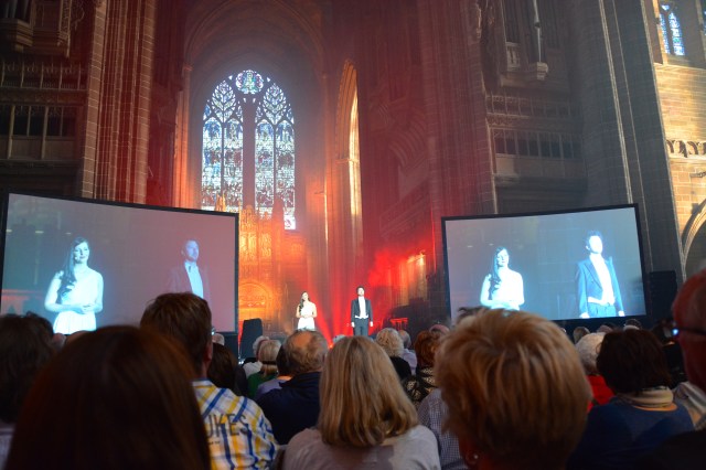 Performances in the Anglican Cathedral in Liverpool for our “Azamazing Evening” ©Jean Janssen