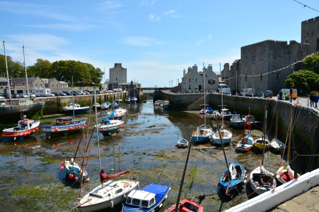 Castletown, the ancient Capital of the Isle or Man.  Castle Rushen is on the right. ©Jean Janssen