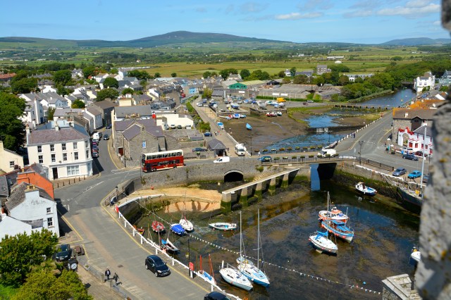 Castletown, Isle of Man, viewed from the top of Castle Rushen ©Jean Janssen