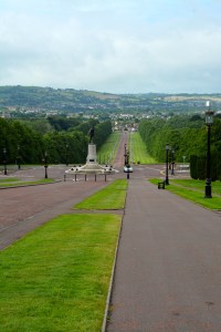 The long approach to the Parliament Buildings, Belfast, Northern Ireland. ©Jean Janssen