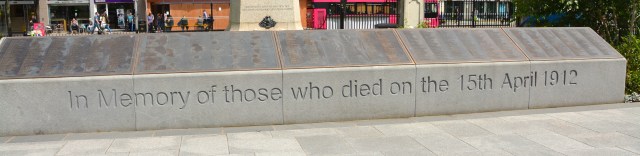 One of several Titanic memorials at Belfast City Hall, Northern Ireland ©Jean Janssen