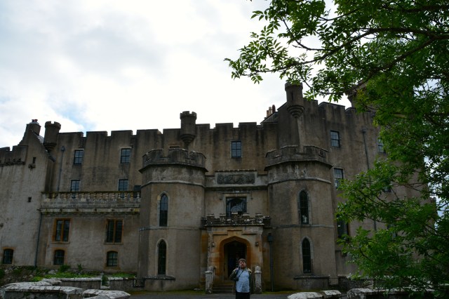 Rocky at Dunvegan Castle, home to Clan MacLeod for 800 years, Isle of Skye, Scotland ©Jean Janssen