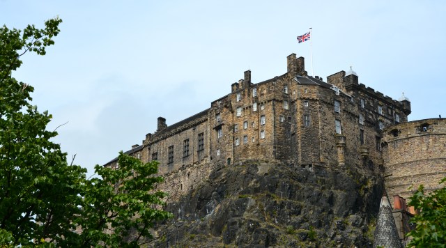 Edinburgh Castle sits atop a cliff in the very center of the Scottish Capital of Edinburgh ©Jean Janssen