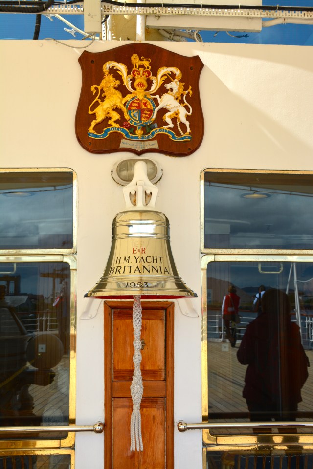Royal Yacht Britannia docked in Leith (seaport for Edinburgh), Scotland ©Jean Janssen 