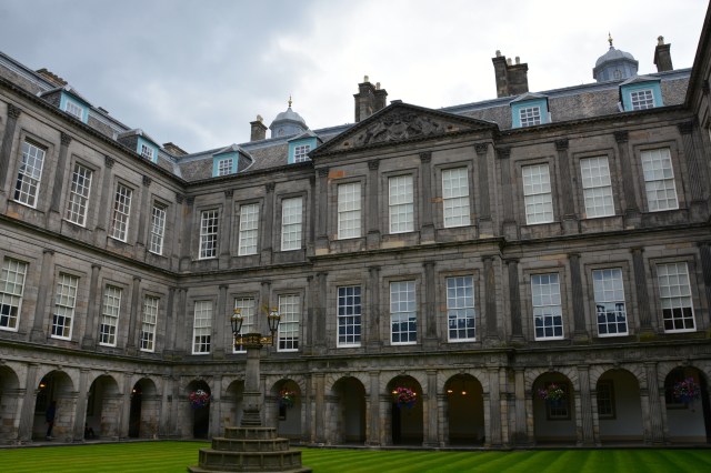 Interior Courtyard, Palace of Holyroodhouse, Edinburgh, Scotland ©Jean Janssen