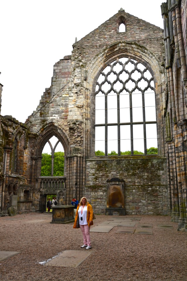 Natasha at the ruins of Holyrood Abbey, Edinburgh, Scotland ©Theodore Crane