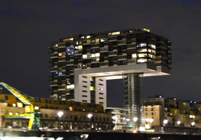 Part of the complex of Kranhaus buildings in Cologne, Germany. ©Jean Janssen