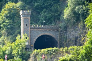 tunnel entrances disguised as castles along the Rhine, Germany ©Jean Janssen