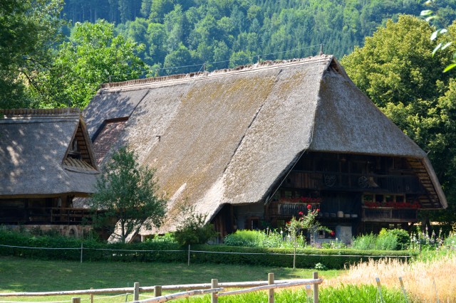 Vogtsbauernhof of 1612 on its original site. Gutach, The Black Forest, Germany ©Jean Janssen